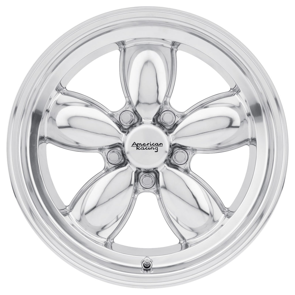 American Racing Vintage VN504 CAP SNAP IN POLISHED