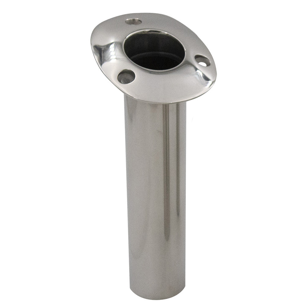 C.E. Smith Flush Mount Rod Holder - 30 Degree - Black Liner - No Logo