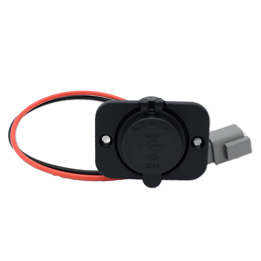 Bluewater USB/USB-C w/Deutsch Connector &amp; Plate