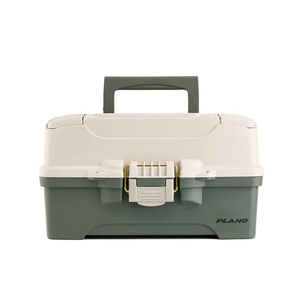 Plano Two-Tray Tackle Box - Green/Tan