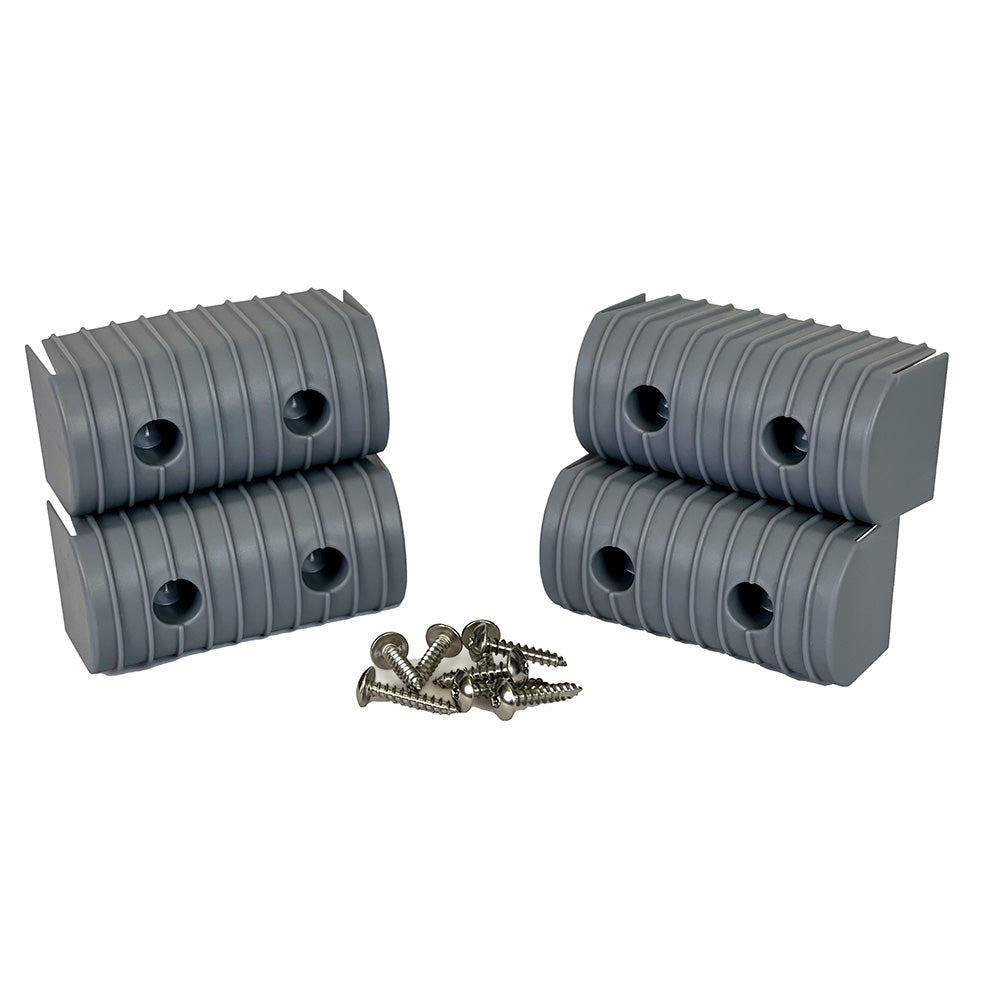 Caliber Bunkwrap End Cap 2x4" Accessory Kit W/ Steel Hardware *4-pack