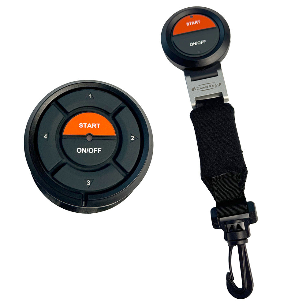 CoastKey Standard Twin Mercury Engine Keyless Ignition w/Keyless Stop/Start, Remote Stop/Start, &amp; Ecos