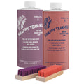 Snappy Teak-Nu Kit - 32 oz w/Formula No. 1 - 32 oz, Formula No. 2 - 32 oz, &amp; Bristle Brush