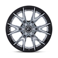 Fuel 1PC Catalyst 24X12 8X180 124 -44 Chr G-Blk