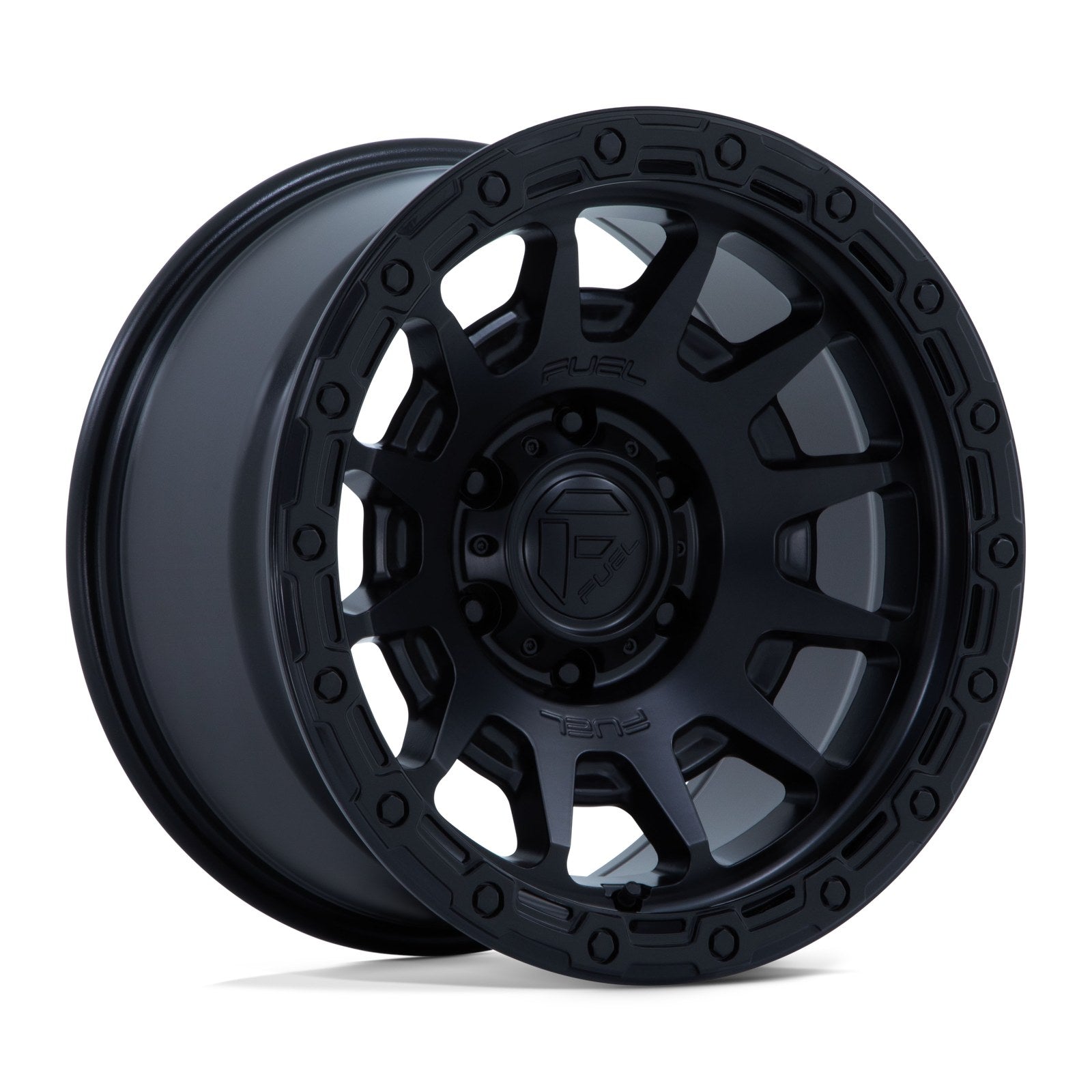 Fuel 1PC Fortress 18X9 6X135 87 +1 M-Blk G-Blk