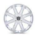 Dub 1PC Pull 24X10 5X115/120 74 +15 Chrome