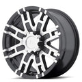 Helo HE835 17X8 6X5.5 G-BLK/MCH 0MM