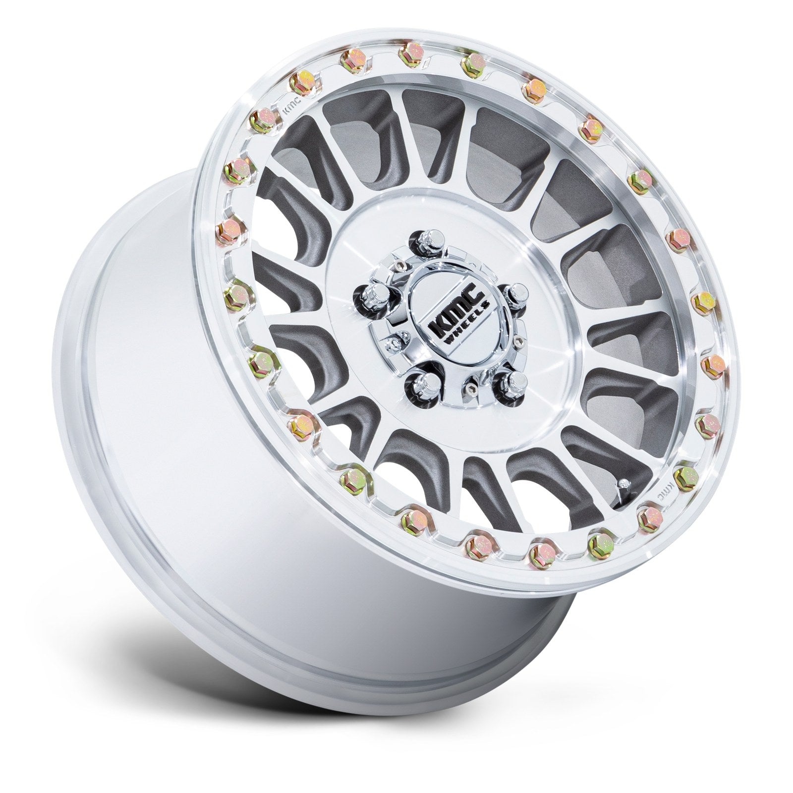 KMC Powersports IMPACT UTV BL 15X10 6X5.5 100 +0 MACH
