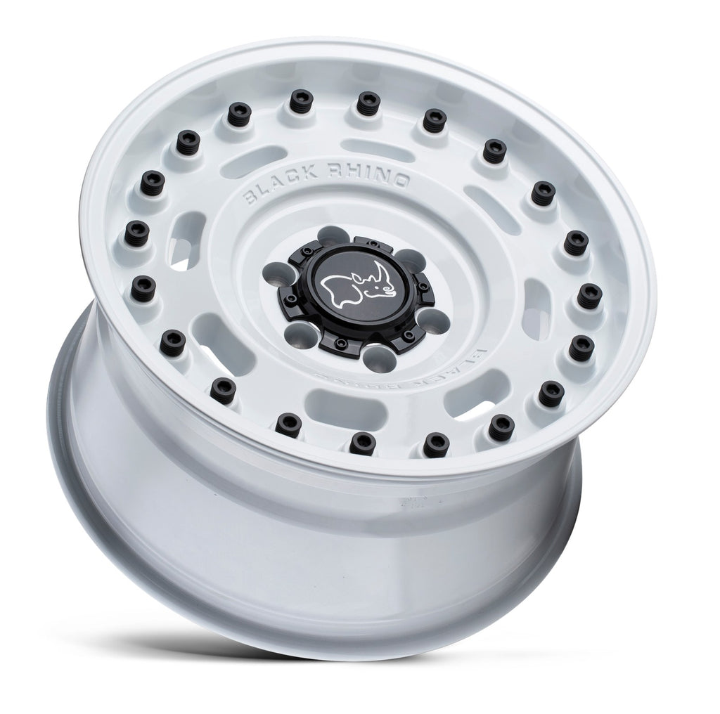 Black Rhino Hard Alloys BR AXLE 17X9.5 6X139 +6 112 G-WHITE