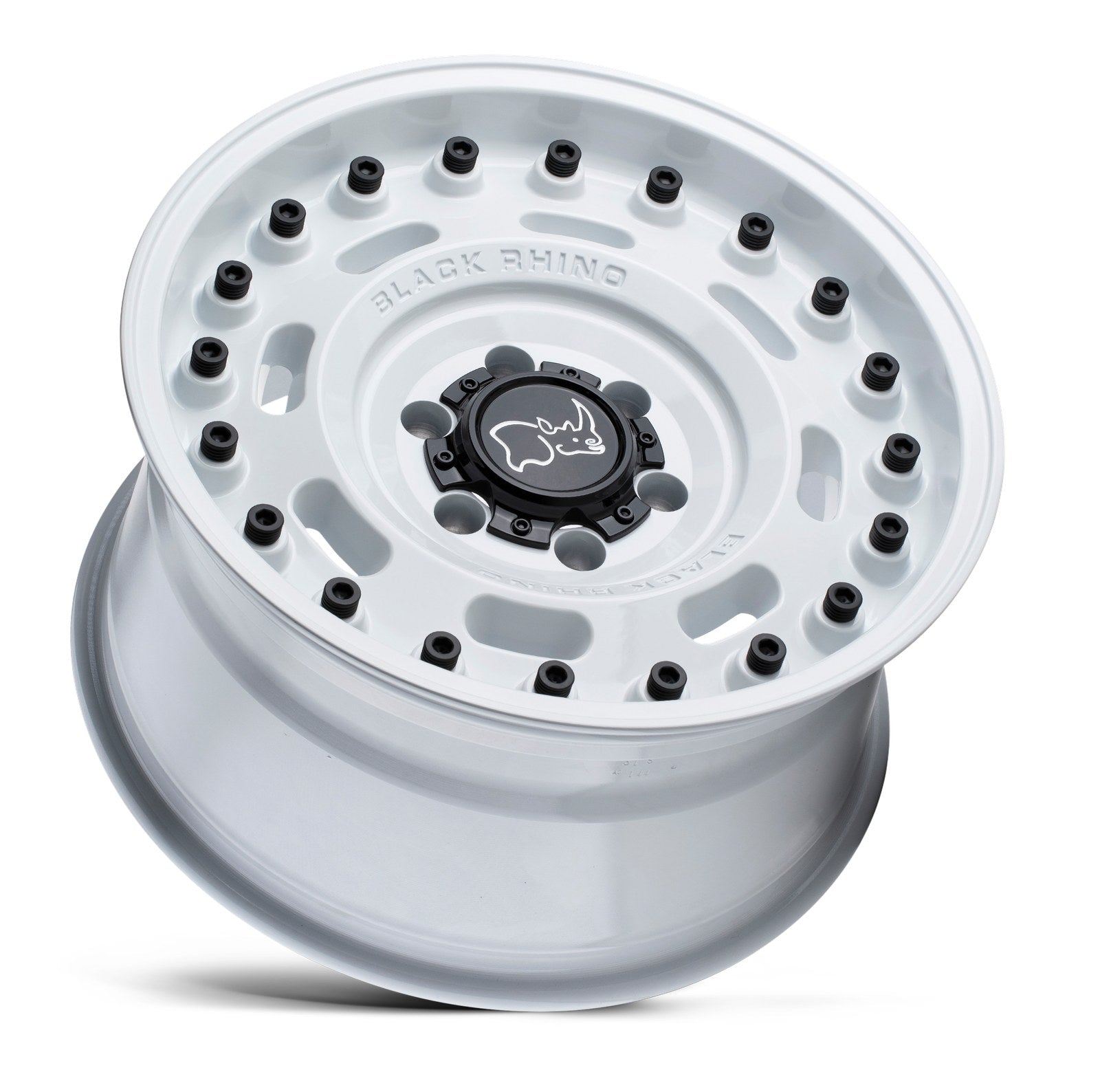 Black Rhino Hard Alloys BR AXLE 17X9.5 6X139 +6 112 G-WHITE