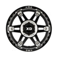 XD840 17X9 6X5.5 G-Blk Mach -12MM