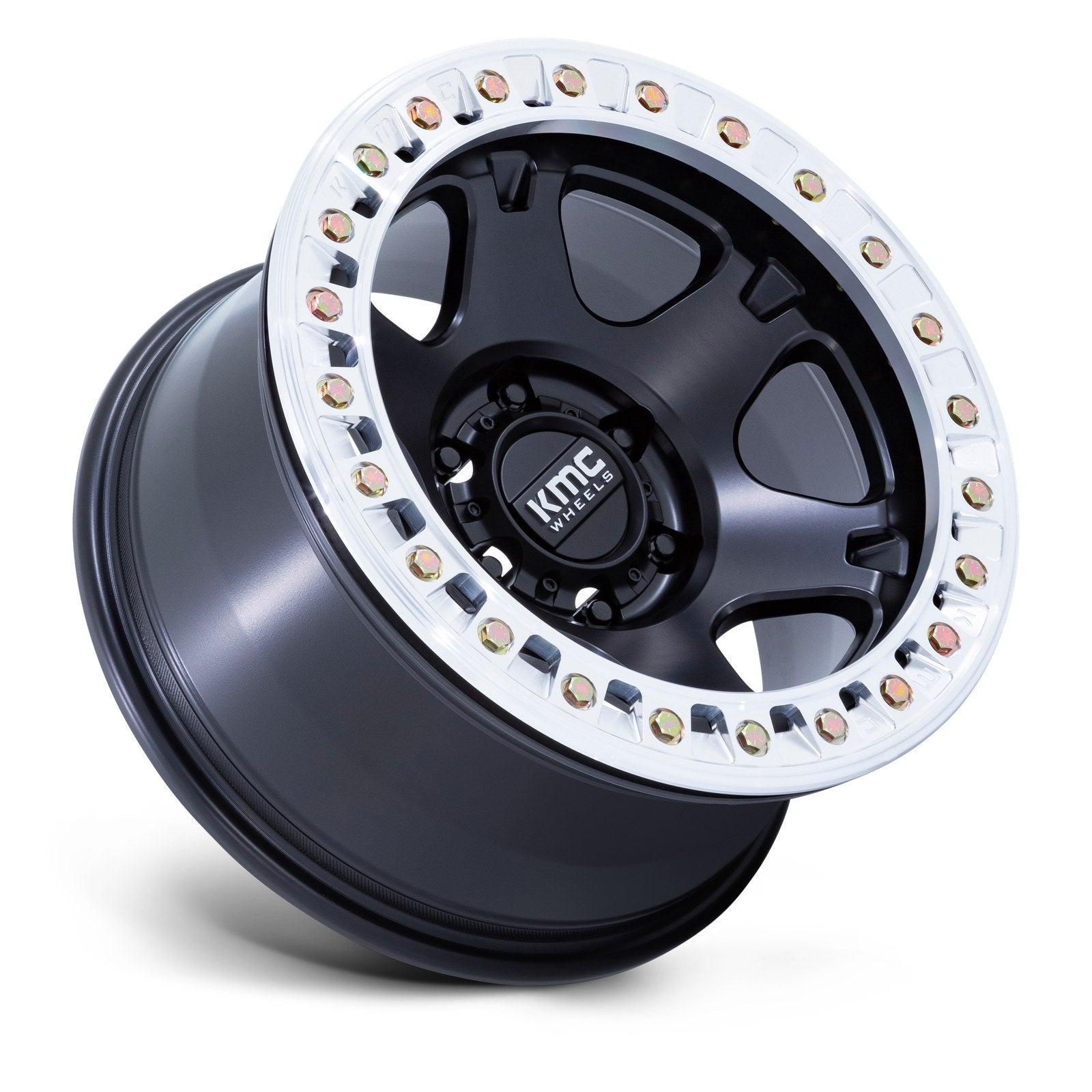 KMC Vi Bl 17X9 6X135 87 -38 S-Blk Mach