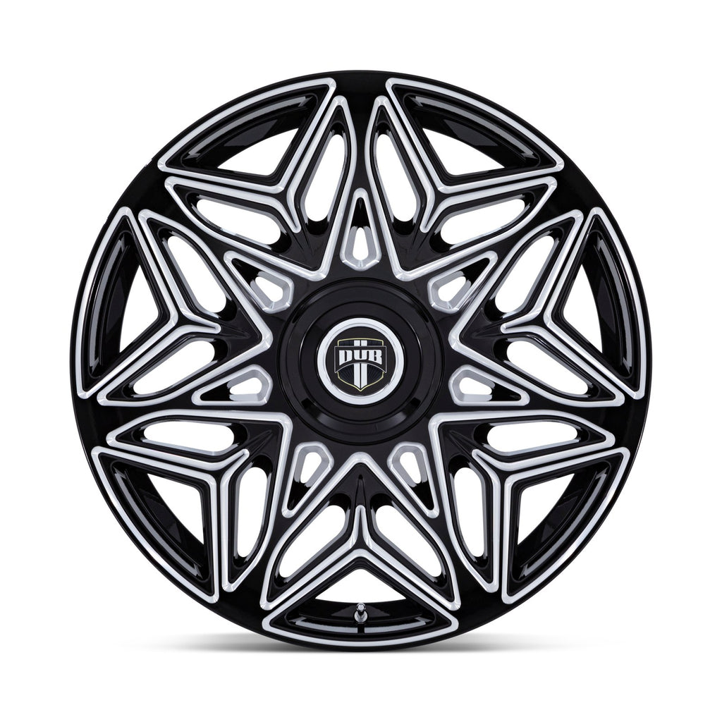 Dub 1PC Anomaly 22X9 5X115/120 74 +15 G-Blk Mill