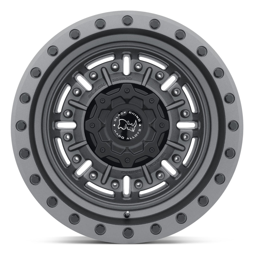 Black Rhino Hard Alloys BR ABRAMS 20X9.5 6X120 +12 67 TXT M-GM