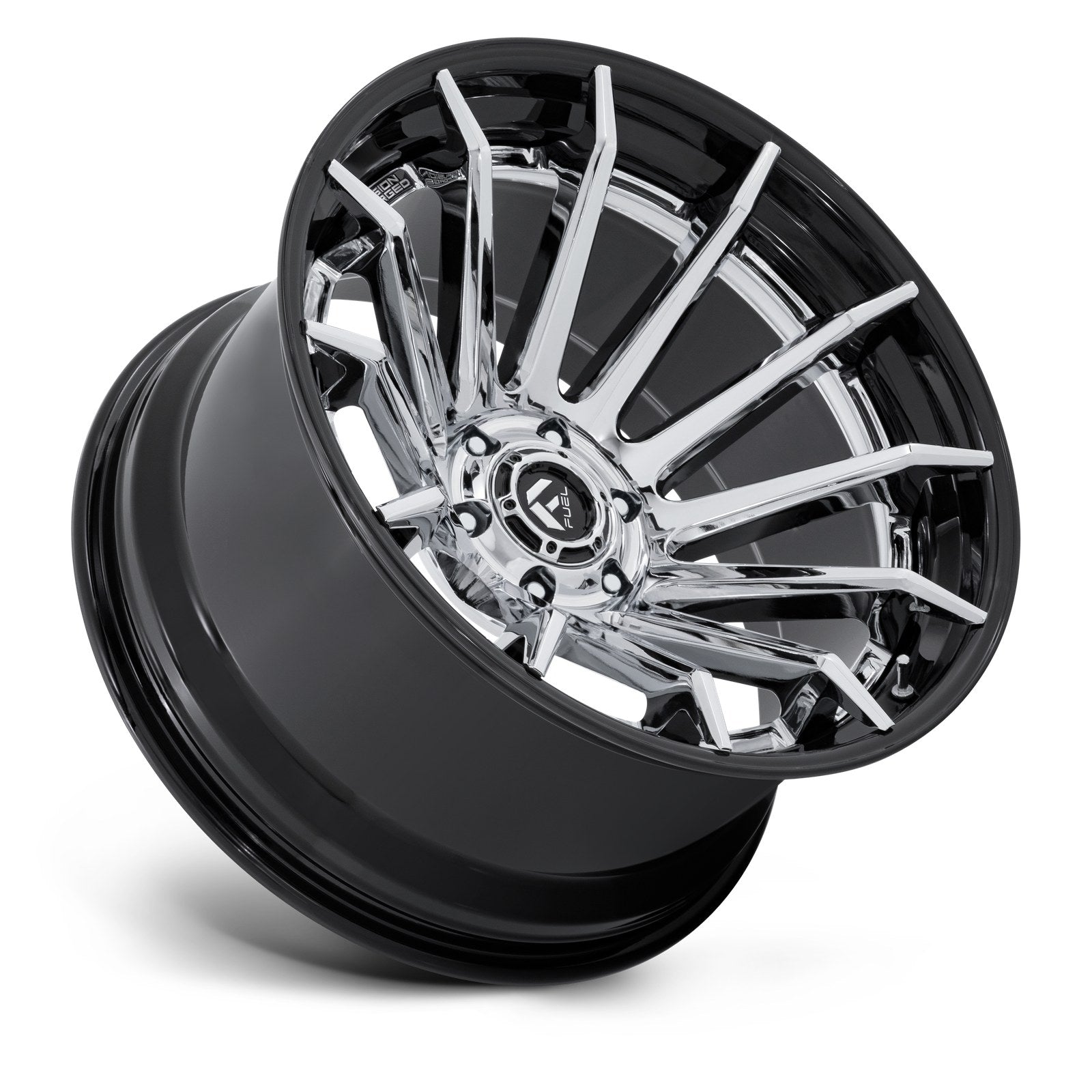 Fuel 1PC BURN 24X12 6X5.5 106 -44 CHR G-BLK