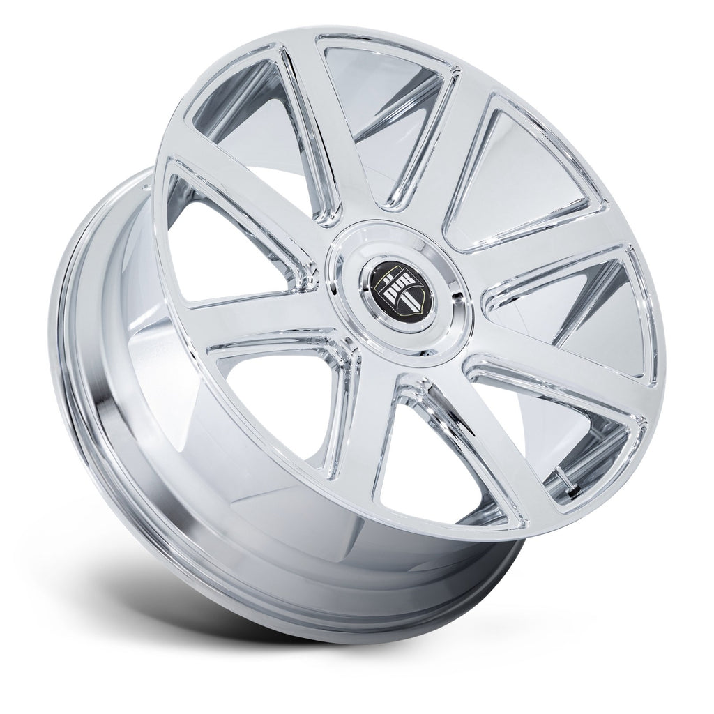 Dub 1PC Pull 24X10 5X115/120 74 +15 Chrome