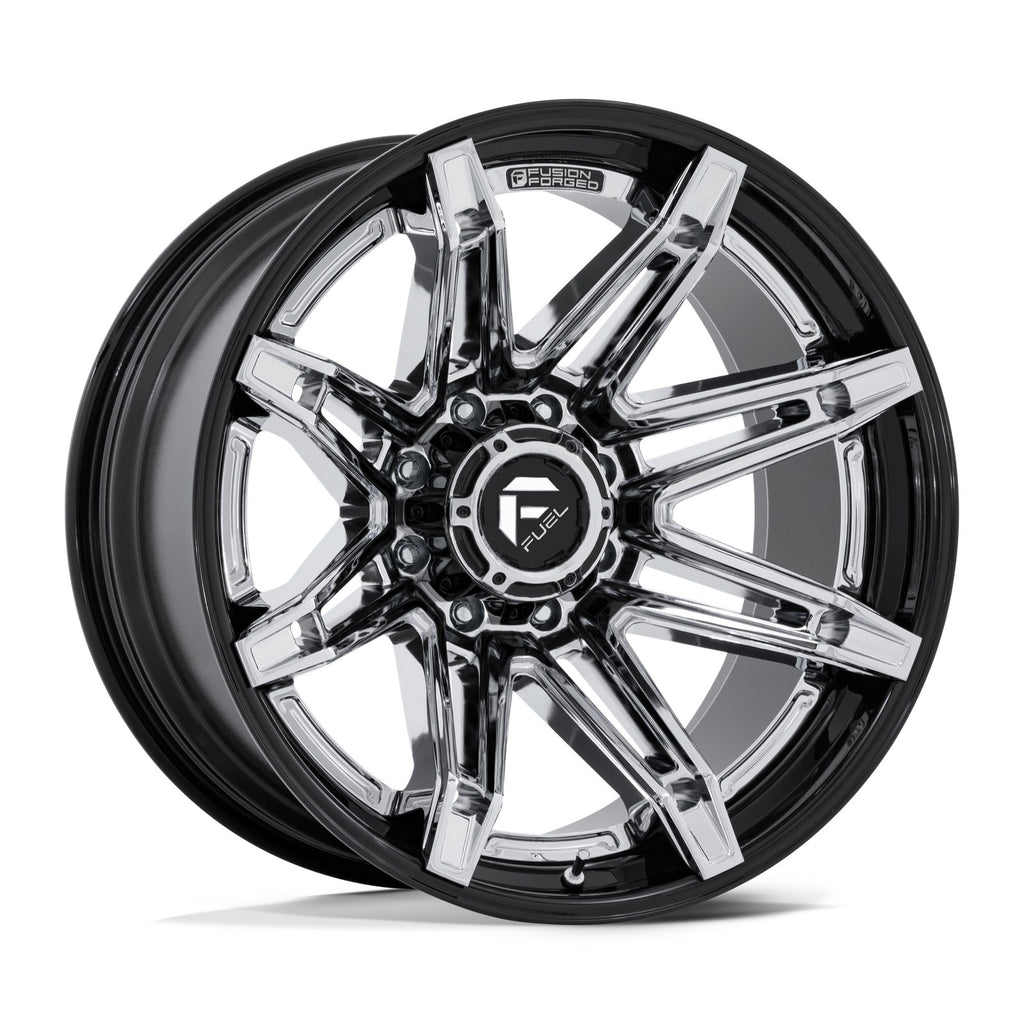 Fuel 1PC Brawl 24X12 8X6.5 125 -44 Chr G-Blk