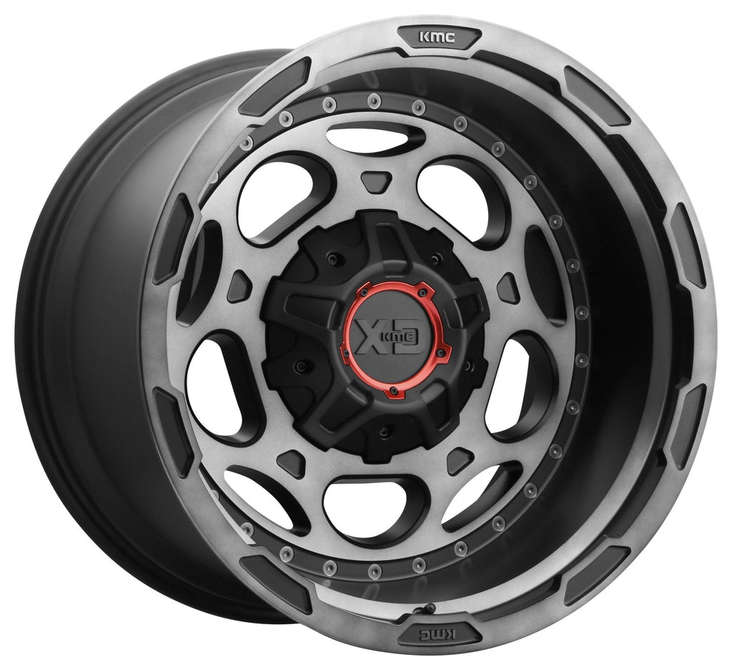 XD837 20X12 6X135/5.5 G-Blk Mill -44MM