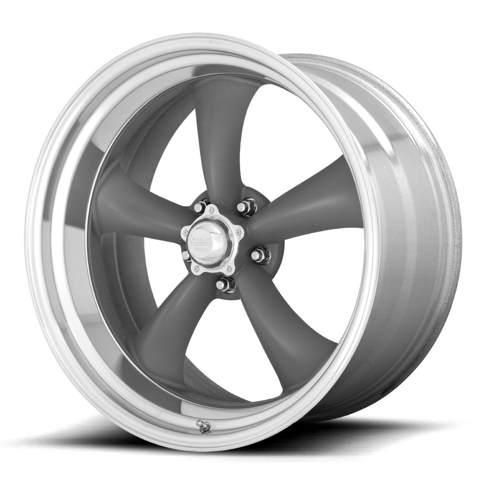 American Racing Vintage VN215 TT-II 1PC 17X8 BLANK GRAY 114-127