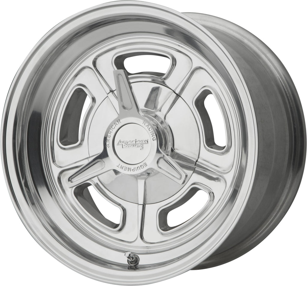American Racing Vintage VN502 CAP 3PC SNAP IN - POLISHED