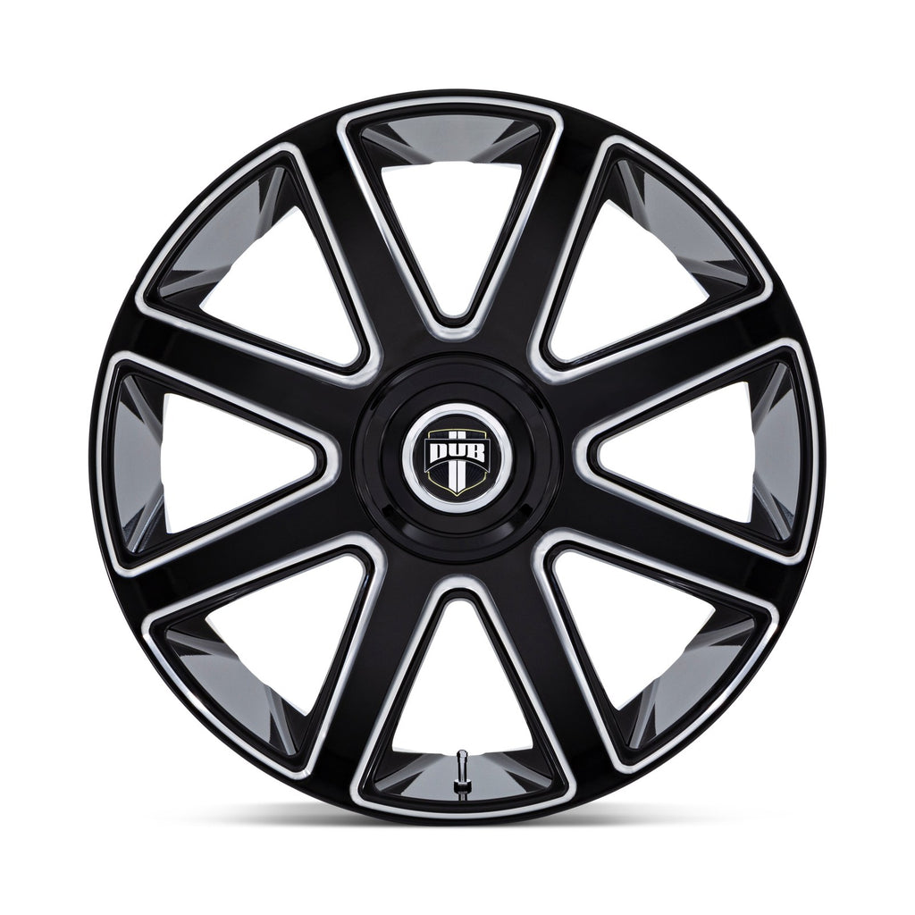 Dub 1PC Pull 24X10 6X135/5.5 100 +30 G-Blk-Mill