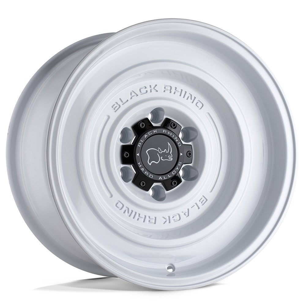 Black Rhino Hard Alloys BR SOLID 17X9.5 6X139 -12 112 G-WHITE
