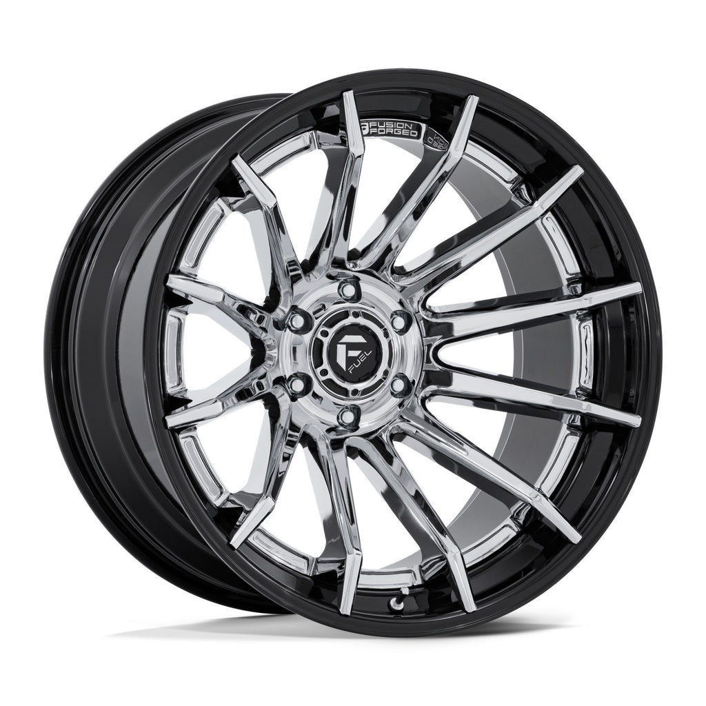 Fuel 1PC BURN 24X12 6X5.5 106 -44 CHR G-BLK