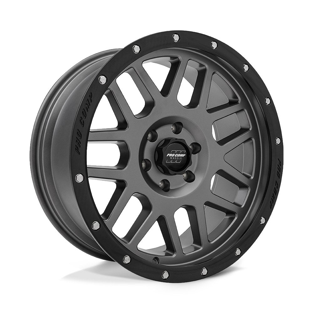 Pro Comp Alloys VERTIGO 17X9 6X5.5 108 -6 DRK-GRY BLK