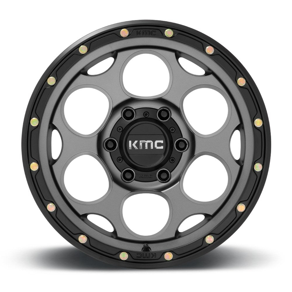 KMC KM541 17X8.5 5X5.0 S-Gry Blk-LP 18MM