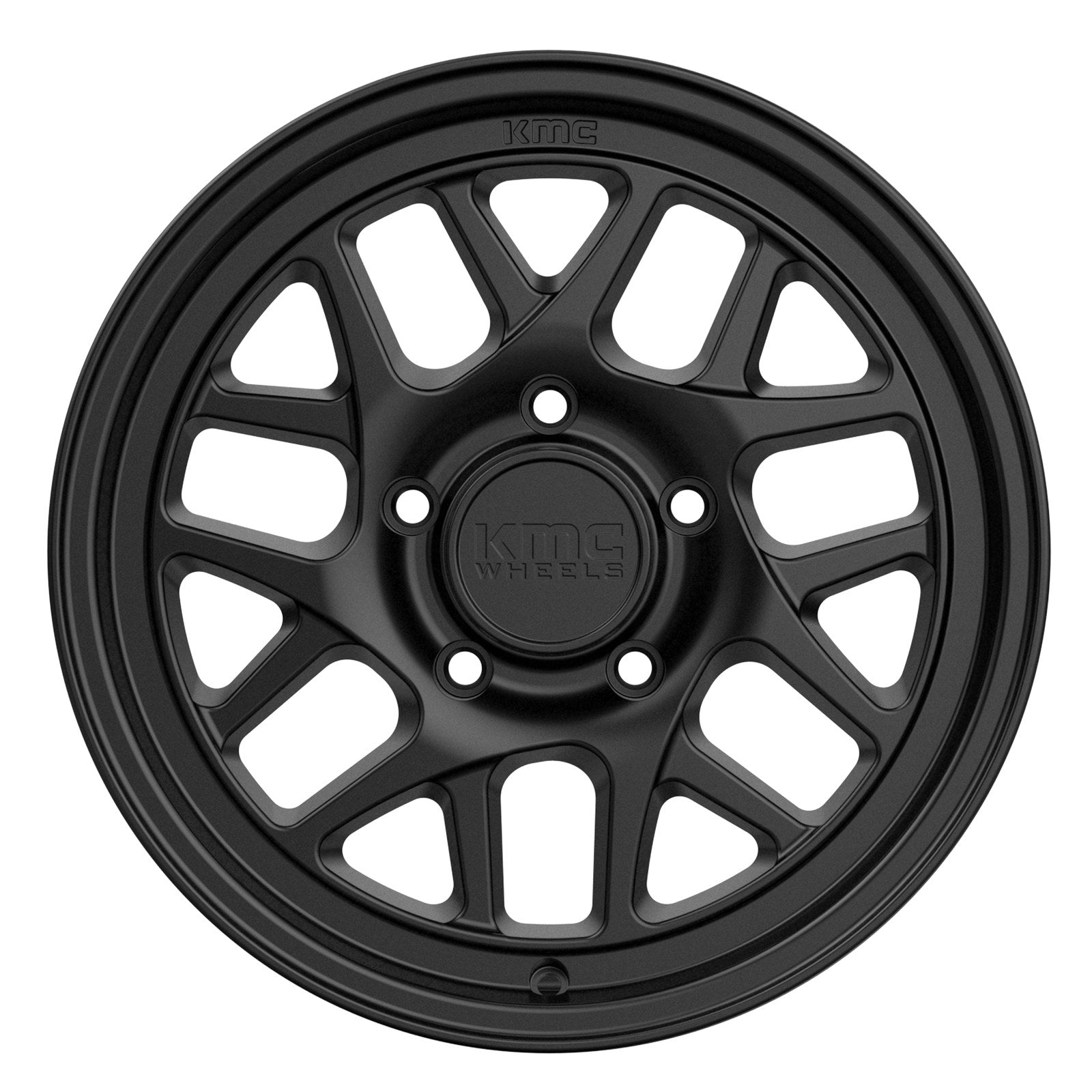 KMC KM717 16X7 5X5.5 S-Blk +10MM