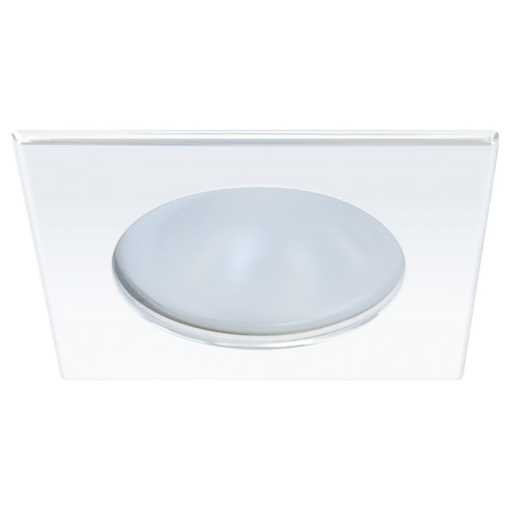 Quick Blake Xp Downlight LED - , Ip66, Screw Mounted - Square Bezel, Round Warm Light