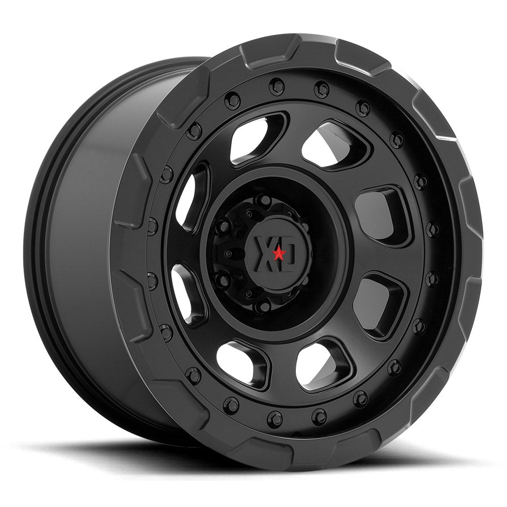 XD861 17X9 6X5.5 S-Blk -12MM