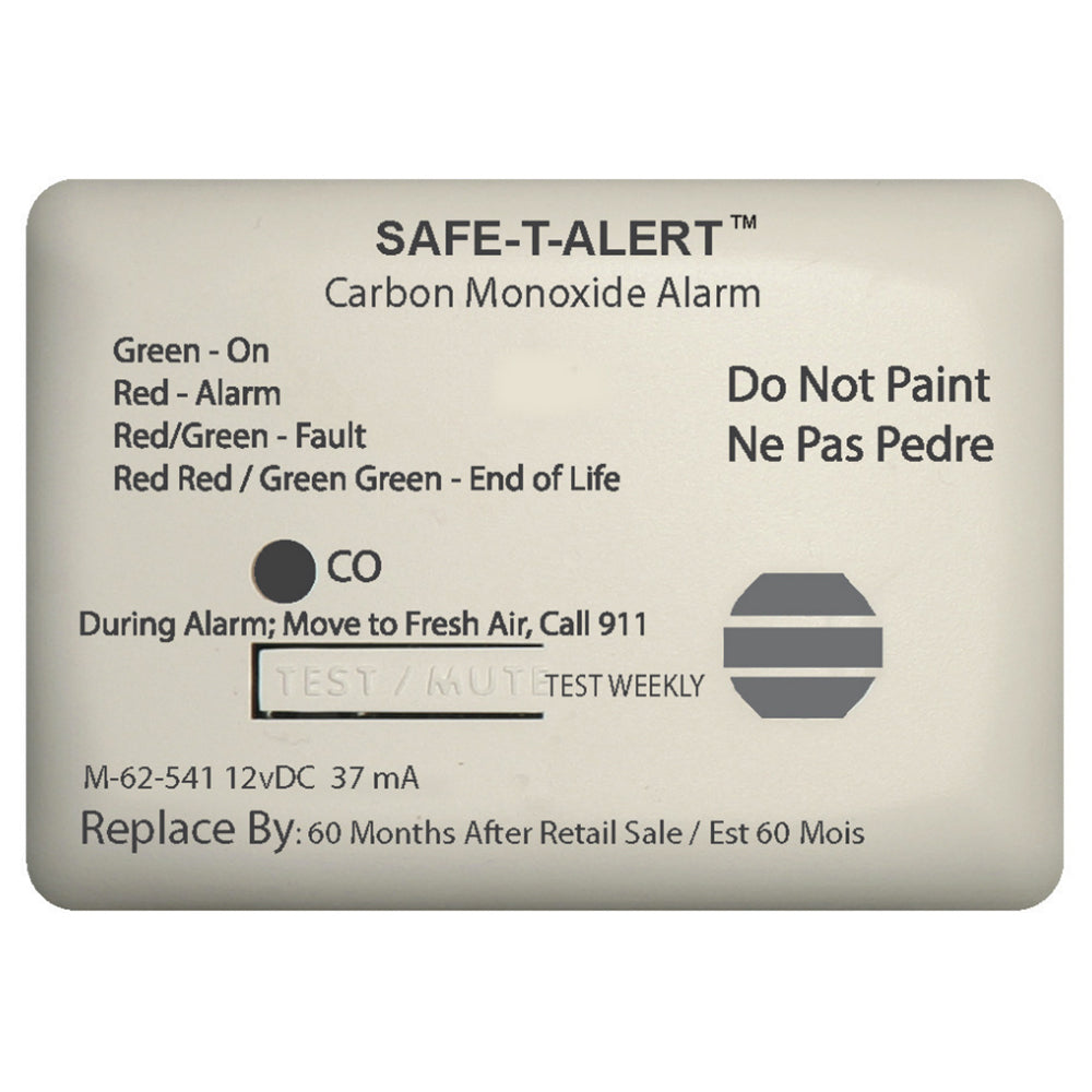 Safe-t-alert 62 Series Carbon Monoxide Alarm