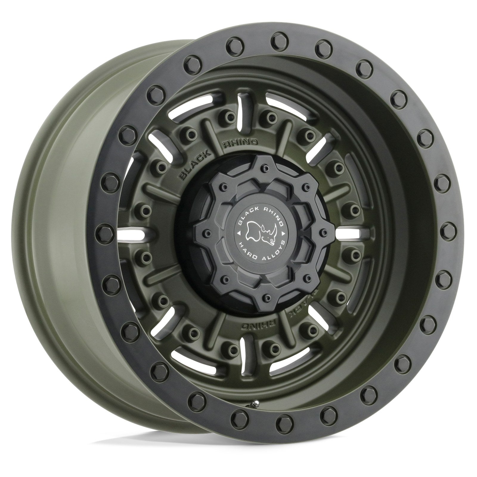 Black Rhino Hard Alloys BR ABRAMS 18X9.5 6X139 -18 112 OD-GRN