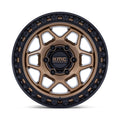 KMC Torx 17X9 6X5.5 106 -12 M-Brnz G-Blk