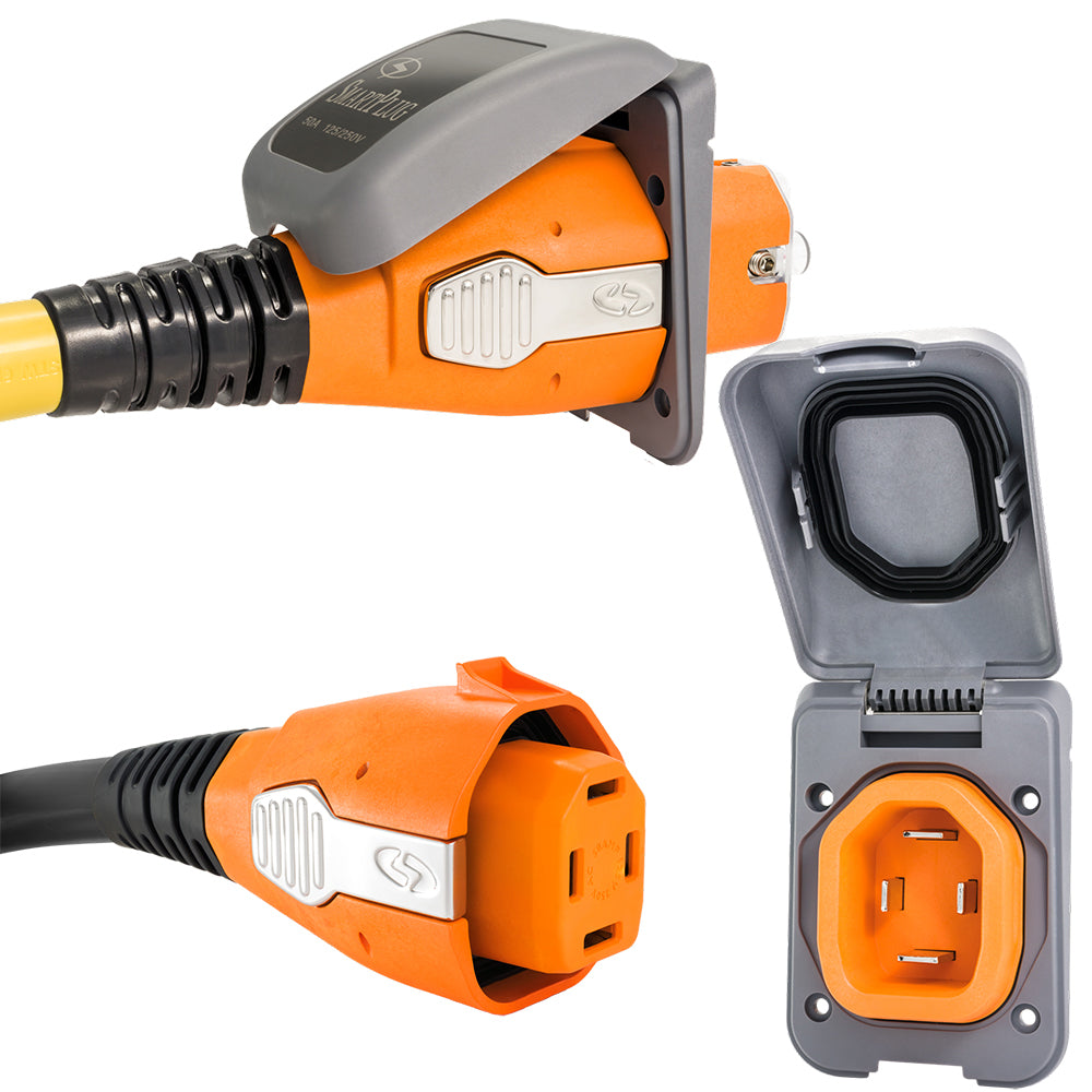 Smartplug 50 Amp Inlet &amp; Female Cord Connector Combo