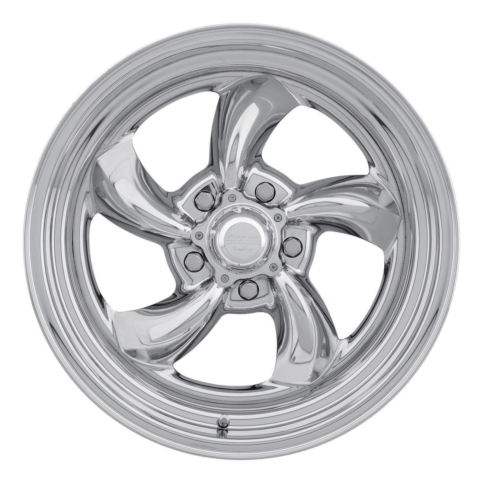 American Racing Vintage VN47 15X8.5 5X4.5 BLK/MCH 5.0BS