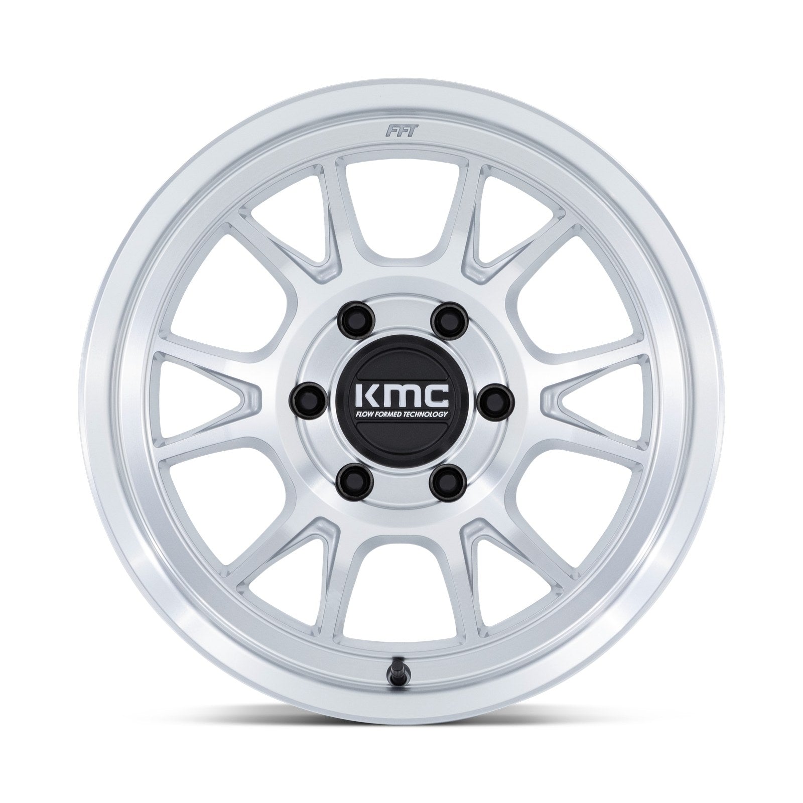 KMC Range 17X8.5 6X120 66 -10 G-Slv Mach-Fc