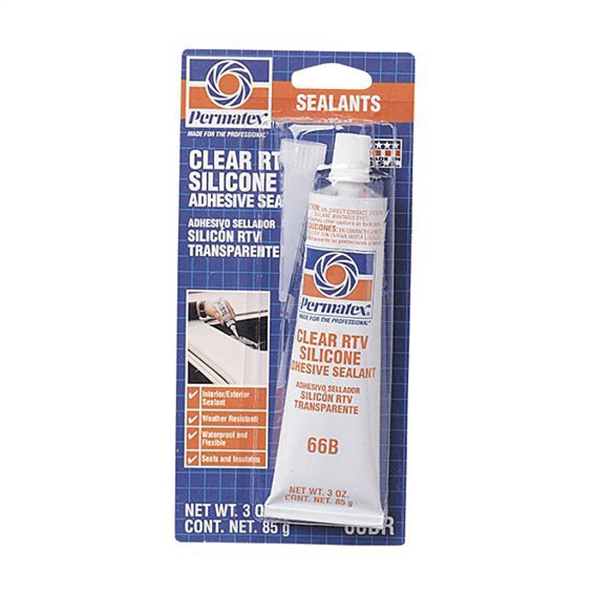 Clear Silicone 3 OZ