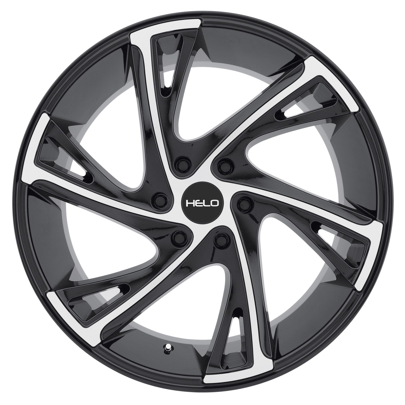 Helo HE903 Cap Snap in - Gloss Black Machined