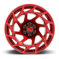 XD860 22X12 5X5.0 Gl-Red -44MM