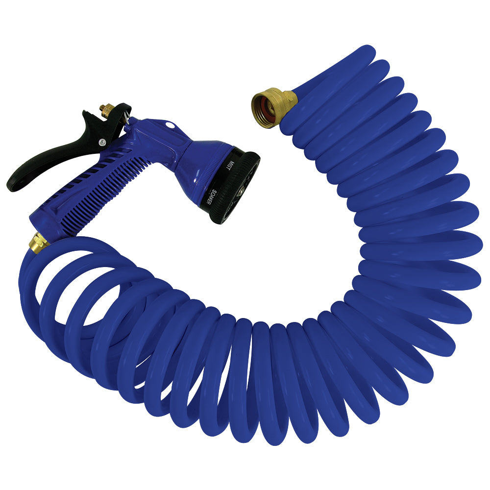 Whitecap 25' Coiled Hose