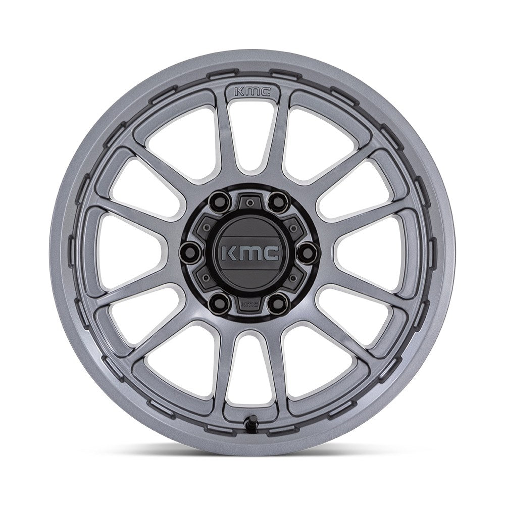 KMC KM727 Wrath 17X8.5 5X5.0 71.5 M-Anth +0