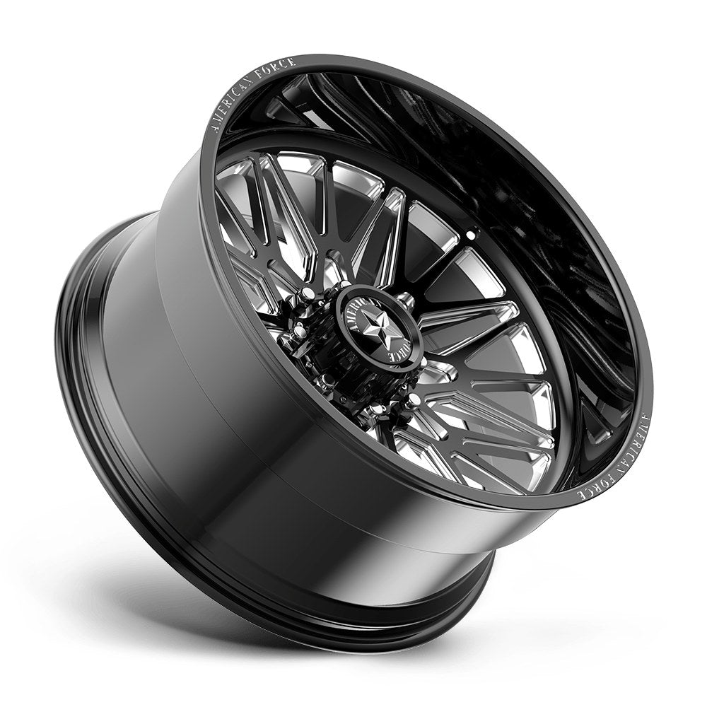 American Force FROST SFCC 22X12 8X180 -55 BLK-MILL