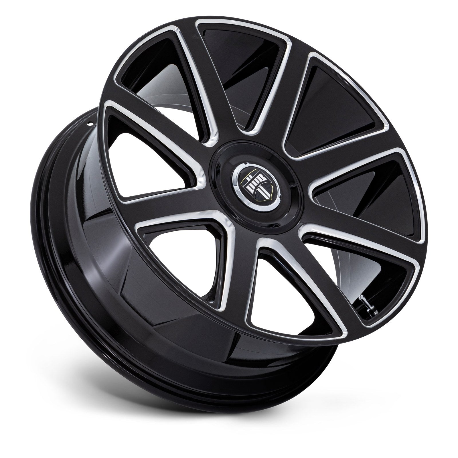 Dub 1PC Pull 24X10 6X135/5.5 100 +30 G-Blk-Mill