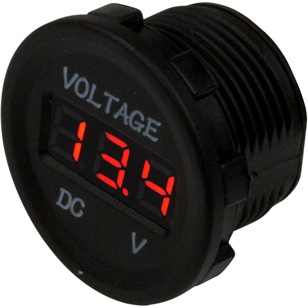 Sea-dog Round Voltage Meter