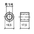 Veratron Pyrometer Sensor Threaded Bushing f/Weldi