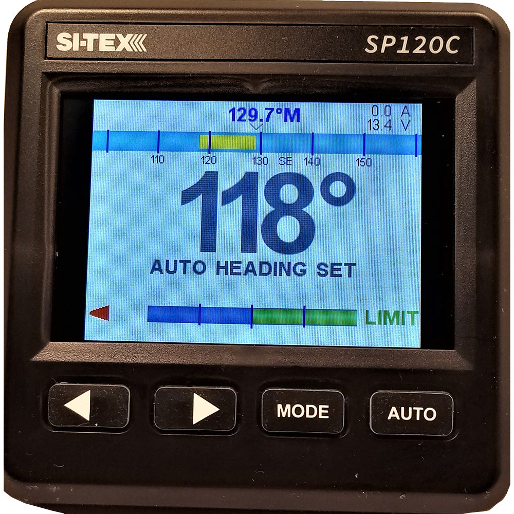 SI-TEX SP-120 Color System w/Rudder Feedback &amp; Type "S" Mechanical Dash Drive