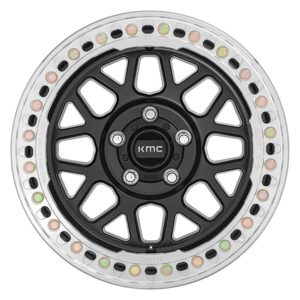 KMC Grenade Crawl Bl 17X9 6X5.5 S-Blk -38