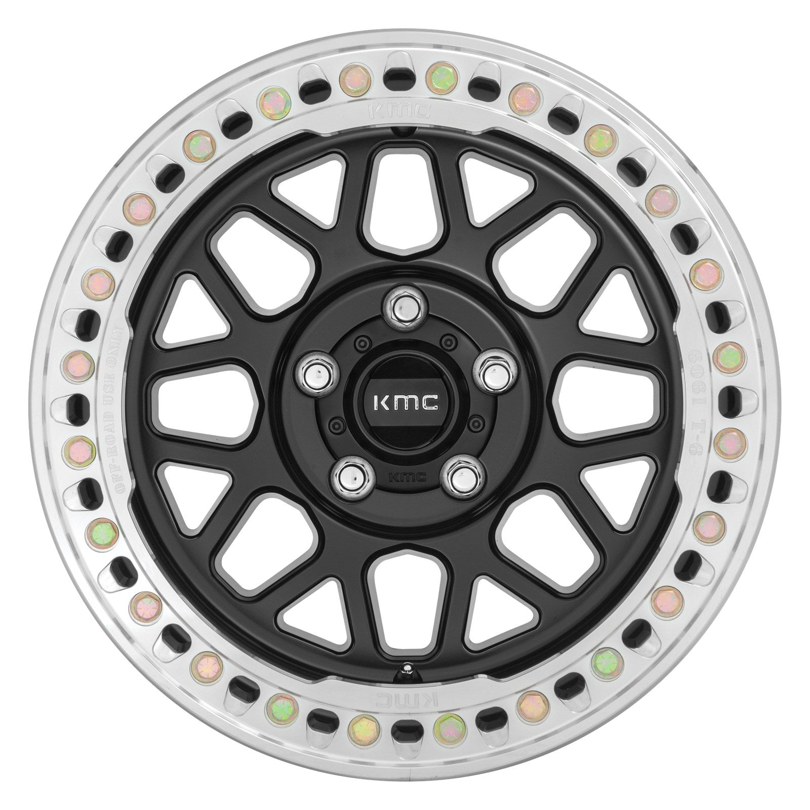 KMC Grenade Crawl Bl 17X9 6X5.5 S-Blk -38